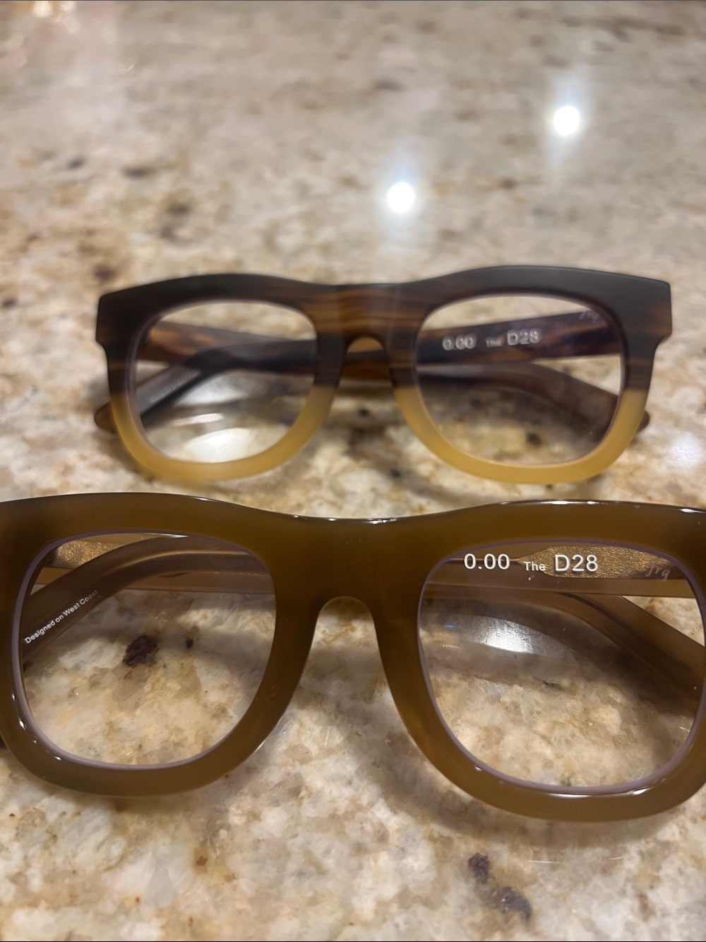 CADDIS (2 pairs) BLUE LIGHT READERS D28, NO MAGNIFICATION UNISEX